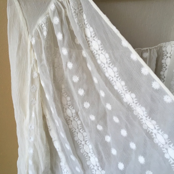 Silk Georgette Embroidered Wrap Top - Picture 2 of 7